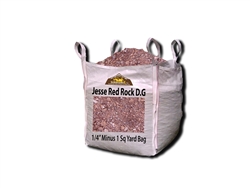 Jesse Red Rock D. G. 1/4" Minus Per Ton