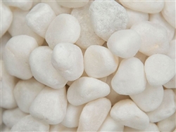 Snow White Pebbles 1"- 2" Sample