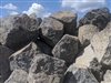 Black Crystal Basalt Boulders Prices 18"