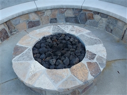 Black Cinders Lava Rock 3" - 9" - Gravel Path