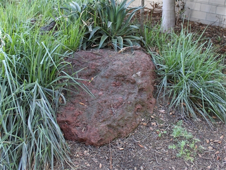 Red Lava Landscape Boulders Specimen