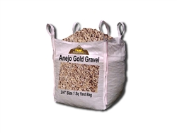 Anejo Gold Gravel 3/4" Screened Per Yard - Crushed Granite