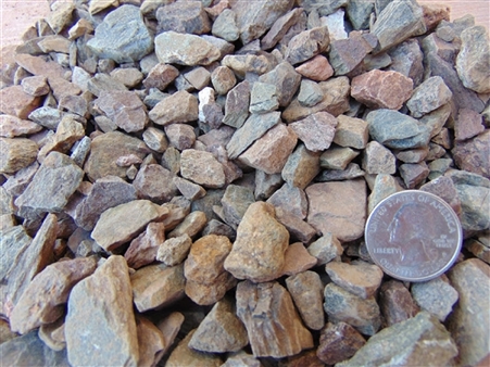 Desert Verde Gravel 1/2" Screened - Landscape Supplies