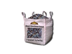 Desert Vista Brown Gravel 1" Screened - Gravel For Sale