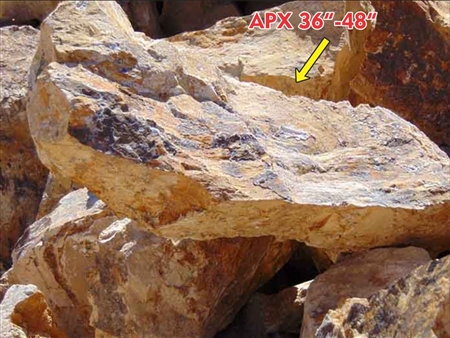 California Gold Large Boulders Rock 36" - 48"