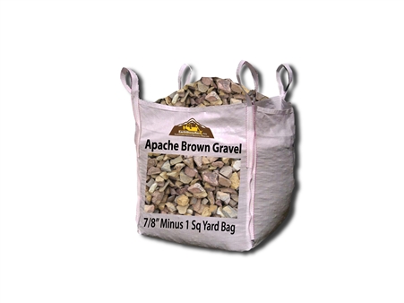 Apache Brown Gravel 7/8" Minus