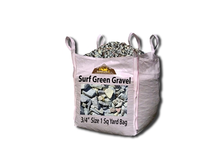 Surf Green Landscape Gravel 3/4"- Landscaping Rocks Near Me