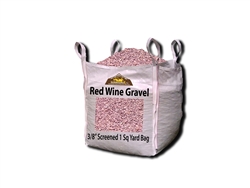 Wine Red Gravel 3/8" Screened