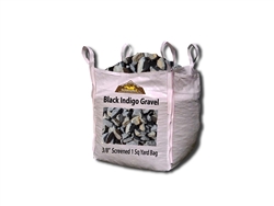 Black Indigo Landscaping Rock 3/8" Screen Bulk Per Ton - Landscape Rock Near Me