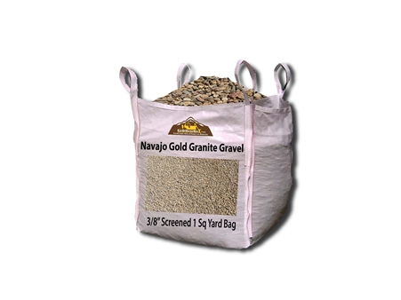 Navajo Granite Gravel 3/8" Screened Per Yard  - Gravel Near Me