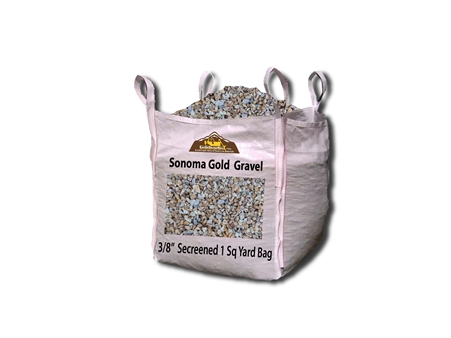 Sonoma Gold Gravel 3/8" Screened Per Yard - Landscape Materials