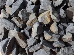 Black Basalt Gravel Rock 3/8"