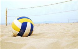 Beach Volleyball Court Beach Sand