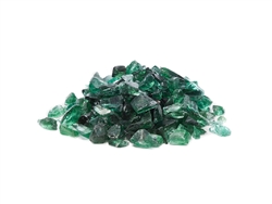 Green Landscape Fire Glass 1/2" - 3/4"