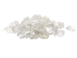 Ice Clear Landscape Fire Glass 1/2" - 3/4"