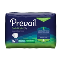 Prevail Specialty Brief, SMALL, 20-31 Inch Waist, Heavy Absorbency, PV-011 - Package of 16