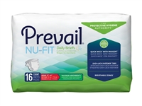 Prevail Nu-Fit Brief, MEDIUM, Moderate Absorbency, First Quality NU-012/1 - Case of 96