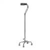 drive Small Base Quad Cane Aluminum 30 to 39 Inch Height Chrome, 10301-4 - CASE OF 4