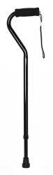 McKesson Offset Cane Aluminum 30 to 39 Inch Height Black, 146-RTL10306 - CASE OF 6