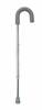 McKesson Round Handle Cane Aluminum 28-3/4 to 37-3/4 Inch Height Silver, 146-RTL10342 