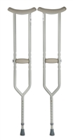 Bariatric Underarm Crutch, Bariatric Adult Crutches, Bariatric Crutches, 500 lb. Capacity, Adjustable User Height 5'2" to 5'10", Steel