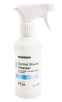 Wound Cleanser, McKesson, 8 oz. Spray Bottle NonSterile, 1719 - Sold by: Pack of One