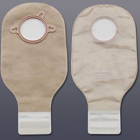 New Image Ostomy Pouch Two-Piece System 12 Inch Length Drainable, 18003 - Pack of 10
