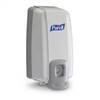 Purell NXT Space Saver Hand Hygiene Dispenser, Dove Gray Plastic Push Bar 1000 mL Wall Mount, 2120-06 - Case of 6