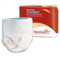 Tranquility Premium Overnight Underwear, MEDIUM, Heavy Absorbency, 2115 - Case of 72