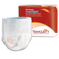 Tranquility Premium Overnight Underwear, EX-SMALL, Heavy Absorbency, 2113 - Pack of 22