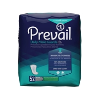 Prevail Male Guard, Bladder Control Pad, 13 Inch Length, Disposable, PV-812/1 - Case of 208