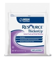 Resource ThickenUp Food Thickener, 6.4gm / 0.22 oz. Packets, by Nestle - Case of 75