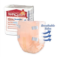 Tranquility Slimline Breathable Brief, XL, EXTRA LARGE, Heavy Absorbency, 2307 - Pack of 12