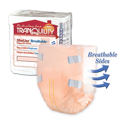 Tranquility Slimline Breathable Brief, Ex-Large, Heavy Absorbency, 2307