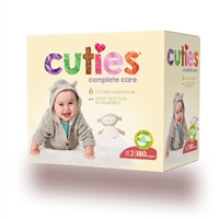 Cuties Complete Care Baby Diaper, SIZE 3, 16 - 28 lbs., CCC13 - Case of 180