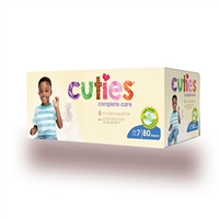 Cuties Complete Care Baby Diaper, SIZE 7, 41+ lbs., CCC17 - Case of 80