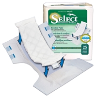 Tranquility Select Booster Pad, 12 Inch, Moderate Absorbency, 2760 - Pack of 25