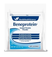 Resource Beneprotein Powder, 7 Gram, .25 oz, Unflavored Protein Supplement, by Nestle - Case of 75