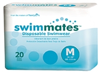 Tranquility Swimmates Disposable Swimwear, MEDIUM, Adult Swim Brief, 2845 - Pack of 20