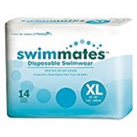 Tranquility Swimmates Disposable Swimwear, XL, EXTRA LARGE, Adult Swim Brief, 2847 - Pack of 14