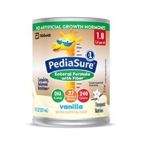 PediaSure with Fiber Vanilla Formula, 8 Ounce Can, Abbott 67403 - Case of 24