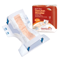 Tranquility TopLiner Super Plus Booster Pad, 32 Inch, Heavy Absorbency, 3097 - Pack of 12