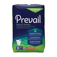 Prevail Belted Undergarment Shields, Heavy Absorbency, PV-324 - Pack of 30