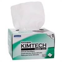 Kimwipes Delicate Task Wipe Light Duty White NonSterile 1 Ply Tissue 4-2/5 X 8-2/5 Inch Disposable, 34155 - Pack of 280