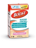 Boost Glucose Control Creamy Strawberry, 8 Ounce, by Nestle - Case of 27