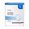 McKesson Adult Brief Refastenable Tabs Large Disposable Heavy Absorbency, BR33892 - Pack of 18