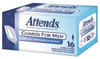 Attends Male Guards, Bladder Control Pad Guards For Men, MG0400 - Case of 64