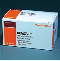 REMOVE Adhesive Remover Wipe, Adhesive Remover, Smith & Nephew 403100 - Box of 50