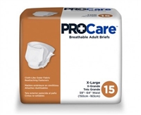 ProCare Adult Brief, XL, EXTRA LARGE, Heavy Absorbency, CRB-014/1 - Case of 60