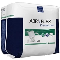 Abena Abri-Flex Premium Underwear, LARGE, L3, 41088 - Pack of 14
